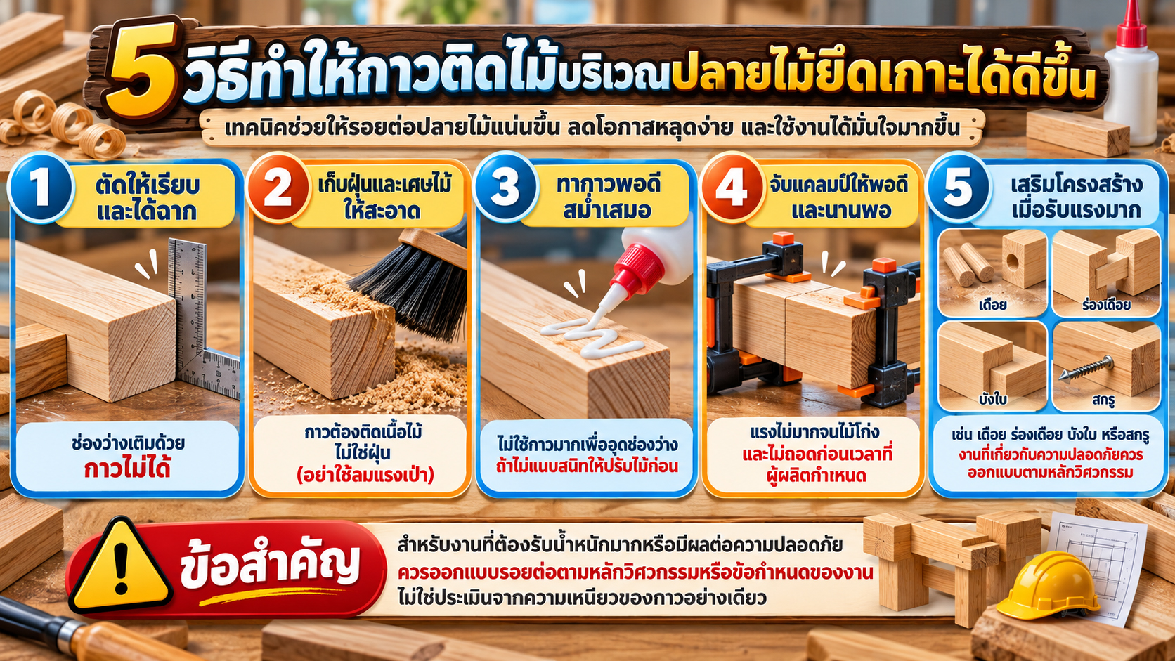 กาวติดไม้